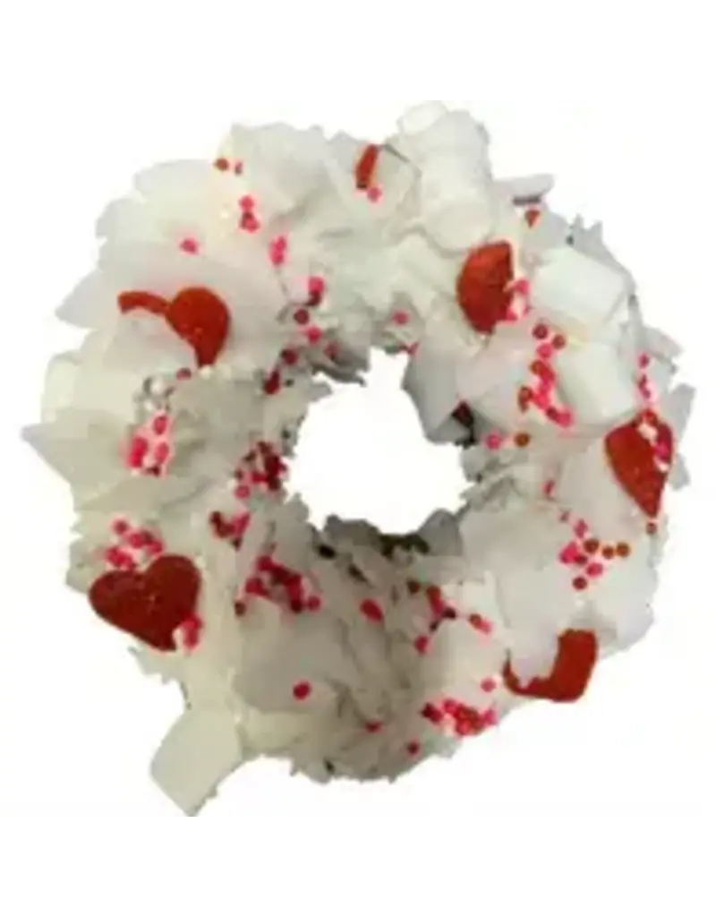 K9 Granola Factory K9 Granola Gourmet Donut, Valentine's Day Pooches & Smooches Donut Dog Treat