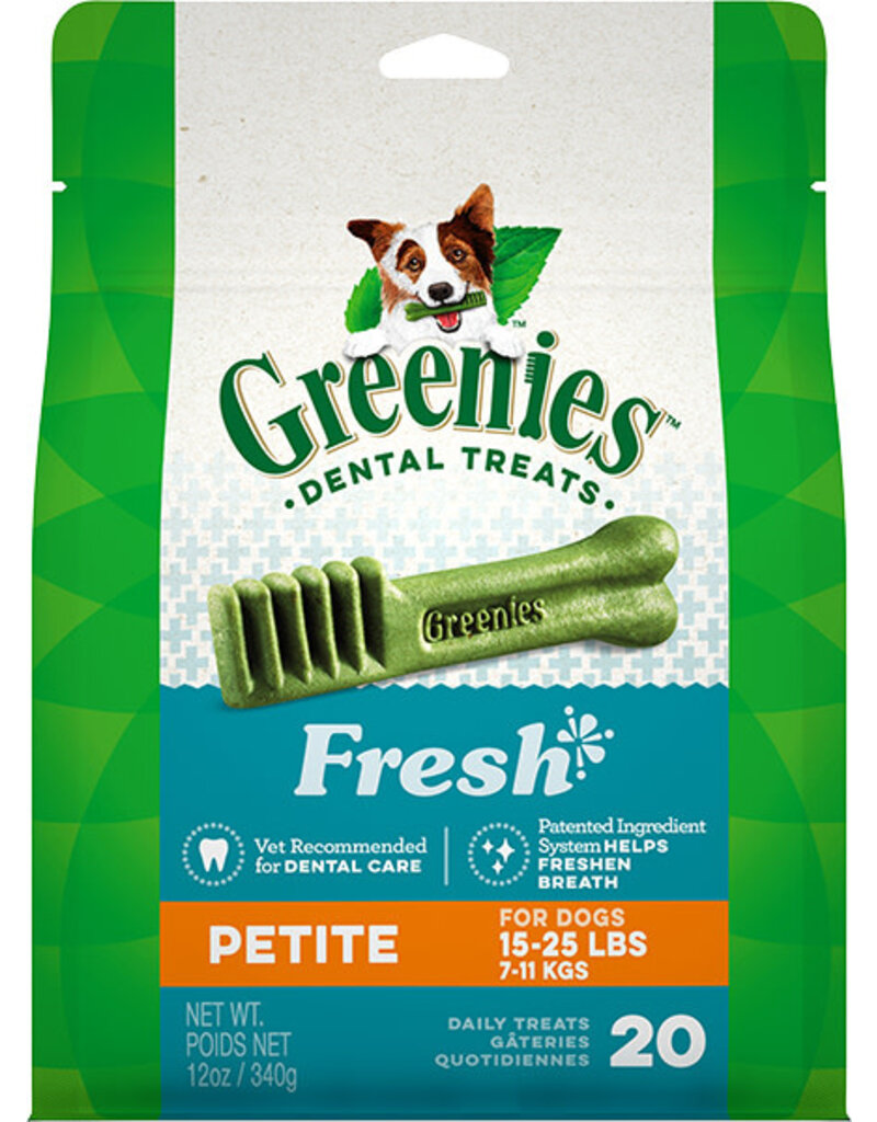Greenies Greenies Fresh Mint Dental Dog Treats Petite 12 oz (20 Count)