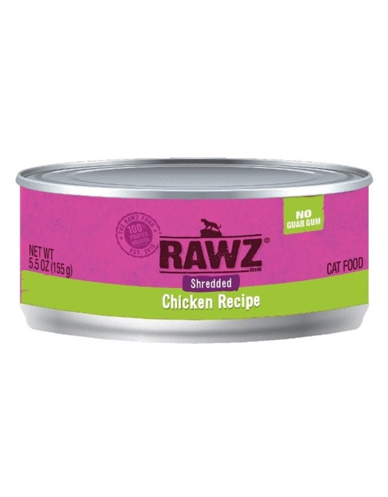 Rawz Rawz Shredded Chicken Recipe Canned Cat Food 5.5oz