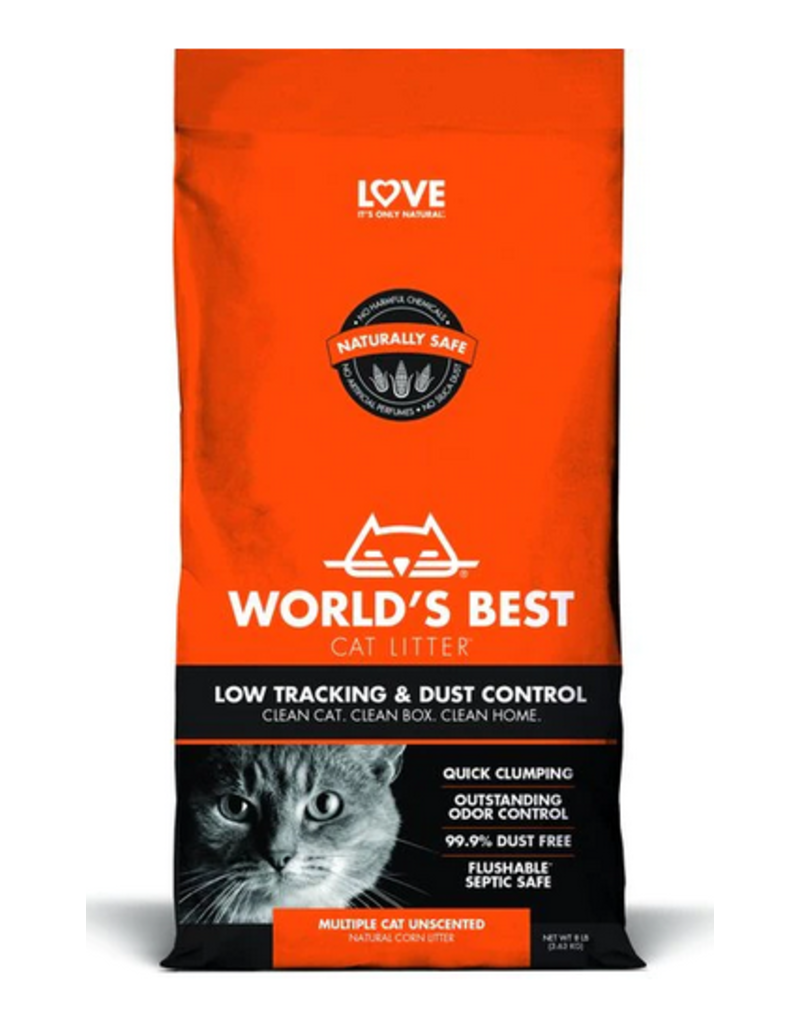 Worlds Best Cat Litter WORLDS BEST LOW TRKNG & DUST CNTRL MULTI CAT UNSNTD 8LB/3