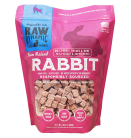 Raw Dynamic Raw Dynamic Frozen Rabbit Cat Food 3lb