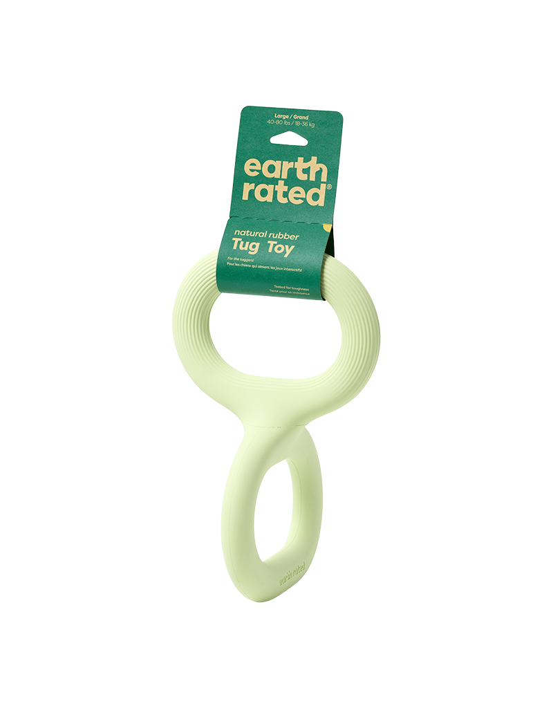 Earth Rated EARTH RATED DOG TUG TOY GREEN RUBBER LARGE