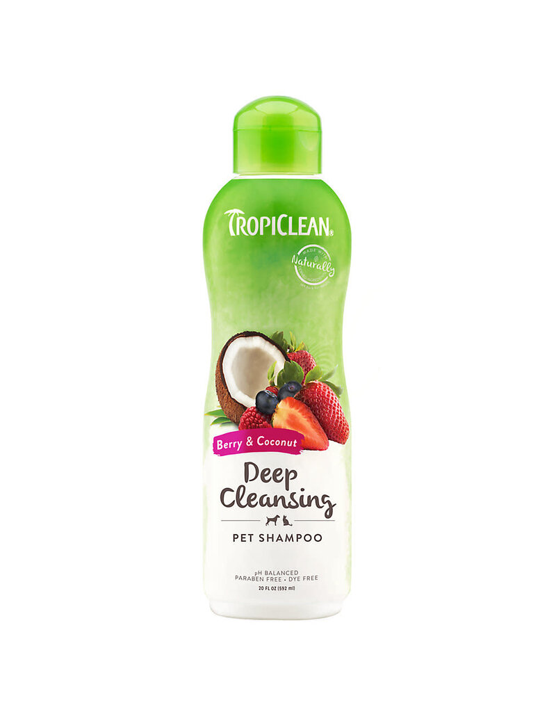TropiClean Tropiclean Deep Cleaning Berry & Coconut Shampoo Dog 20oz