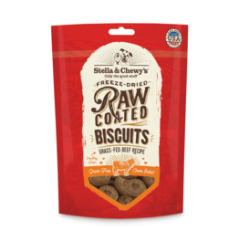 Stella & Chewy's Stella & Chewy's Raw Coated Beef Recipe Biscuit Dog Treats 9oz