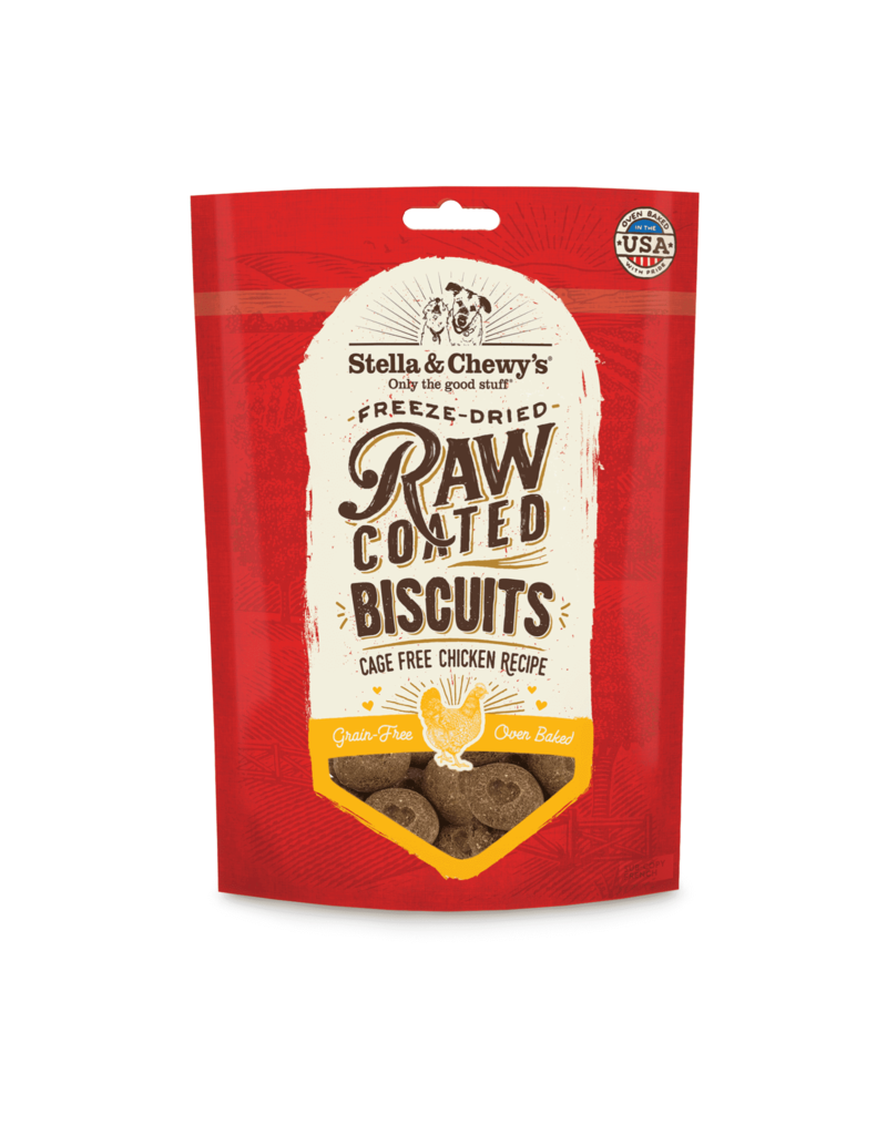 Stella & Chewy's Stella & Chewy's Raw Coated Chicken Recipe Biscuit Dog Treats 9oz.