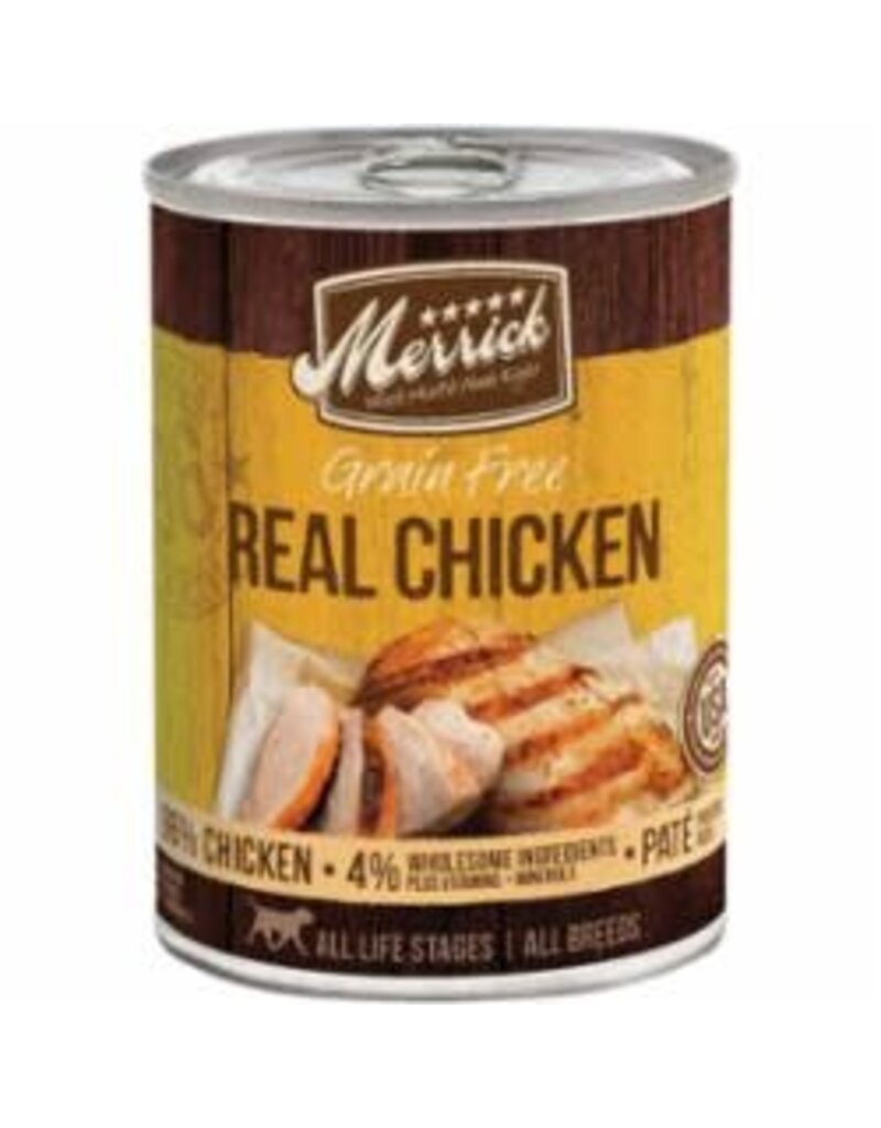 Merrick MERRICK DOG GRAIN FREE REAL CHICKEN 12.7OZ