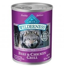 Blue Buffalo Blue Buffalo Wilderness Beef & Chicken Grill Grain-Free Canned Dog Food- 12.5 OZ.