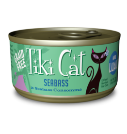 Tiki Cat Tiki Cat Oahu Luau Grain Free Canned Cat Food Seabass - 2.8 oz.