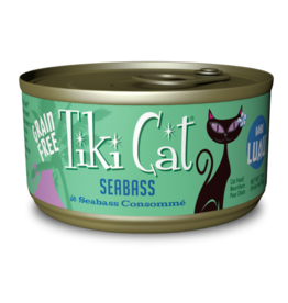 Tiki Cat Tiki Cat Oahu Luau Seabass Recipe Canned Cat Food 2.8oz
