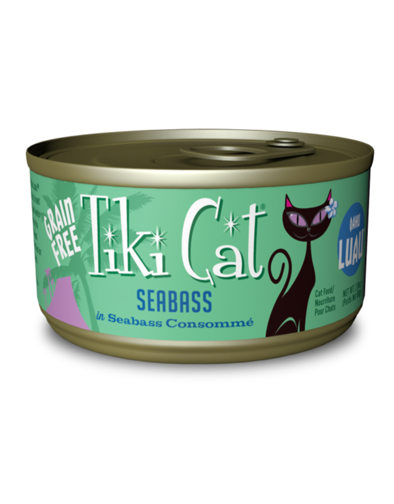 Tiki Cat Tiki Cat Oahu Luau Grain Free Canned Cat Food Seabass - 2.8 oz.