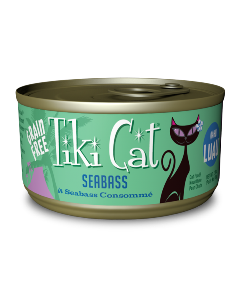 Tiki Cat Tiki Cat Oahu Luau Seabass Recipe Canned Cat Food 2.8oz