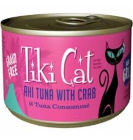 Tiki Cat Tiki Cat Grill Can Grain Free Tuna & Crab Surimi Lanai 6 oz