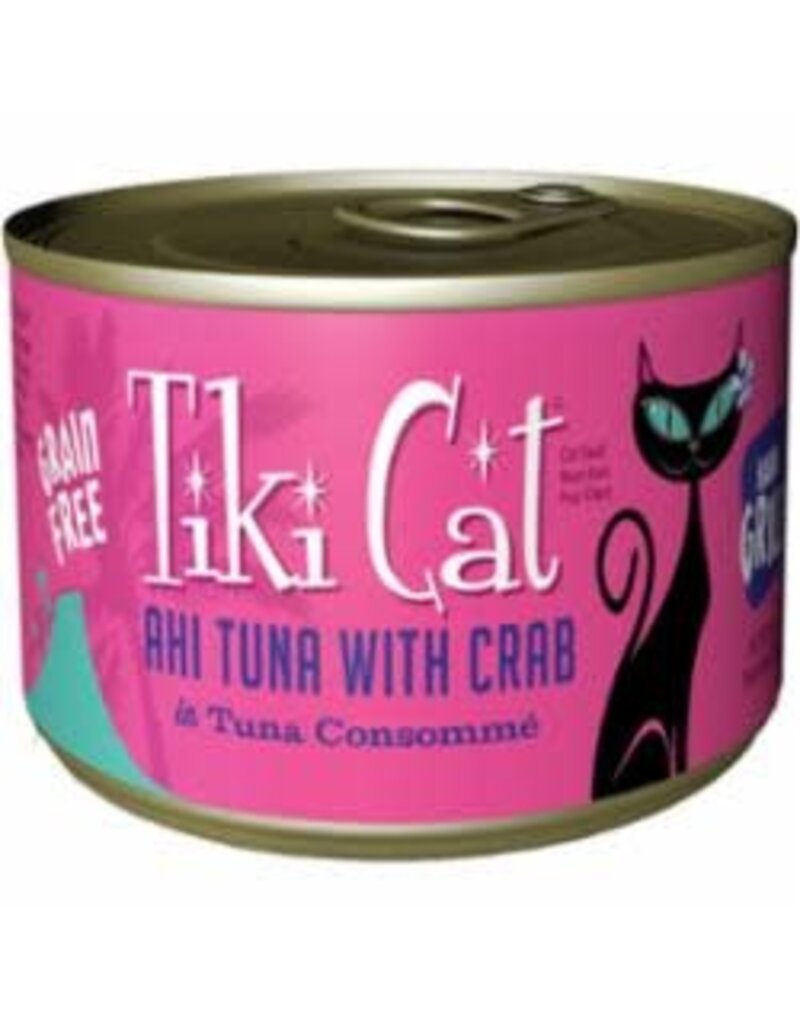 Tiki Cat Tiki Cat Grill Can Grain Free Tuna & Crab Surimi Lanai 6 oz