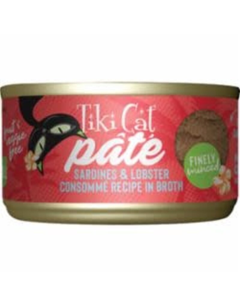 Tiki Cat Tiki Cat Grill Sardines & Lobster Pate Canned Cat Food 2.8oz