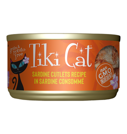 Tiki Cat Tiki Cat Tahitian Grill Sardine Cutlets Canned Cat Food 2.8oz