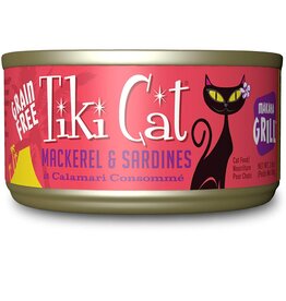 Tiki Cat Tiki Cat Makaha Grill Mackerel, Sardine & Calamari Canned Cat Food 2.8oz