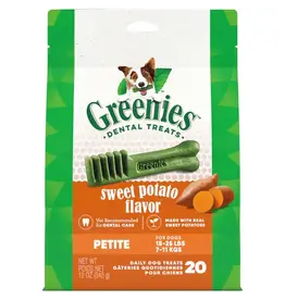 Greenies Greenies Dental Bone Sweet Potato Dog Treat Petite 20count 12oz