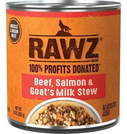 Rawz RAWZ Beef, Salmon & Goats Milk Stew Wet Dog Food 10oz