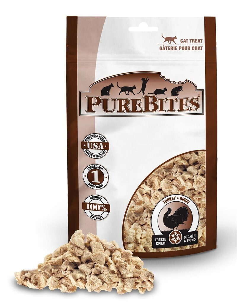 PureBites PureBites Turkey 0.92 oz Value Size Cat Treats