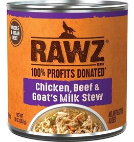 Rawz Rawz Chicken, Beef, & Goats Milk Stew Canned Dog Food 10oz