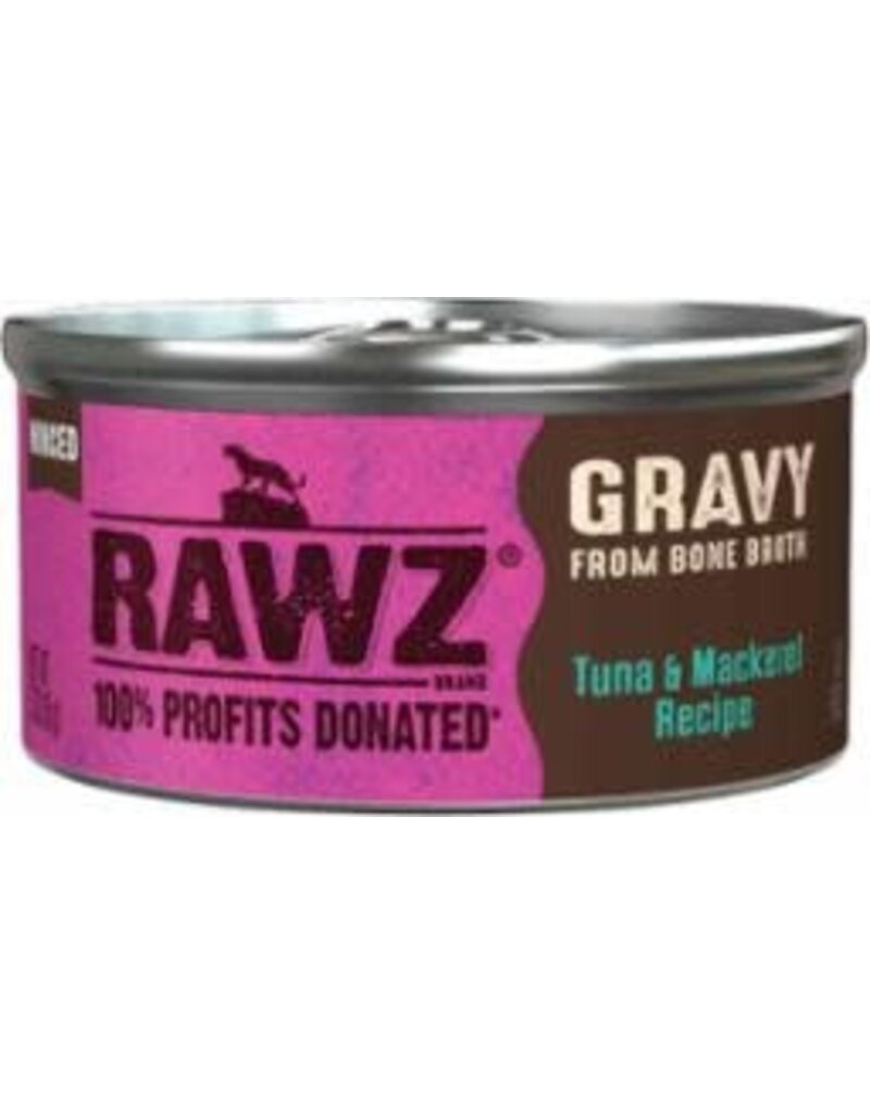 Rawz Rawz Gravy Tuna & Mackerel Canned Cat Food 3oz
