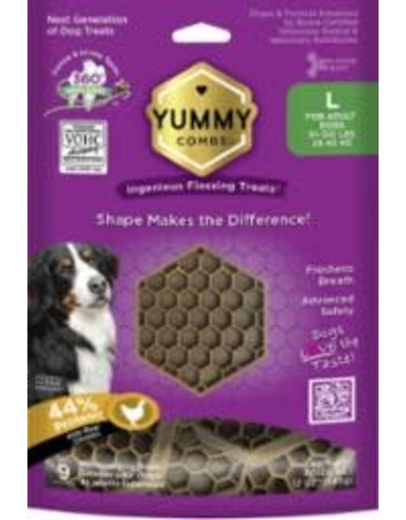 Yummy Combs Large Chicken Recipe Dental Dog Treats 12oz