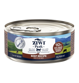 Ziwi Peak Ziwi Peak Beef Recipe Canned Cat Food 3oz
