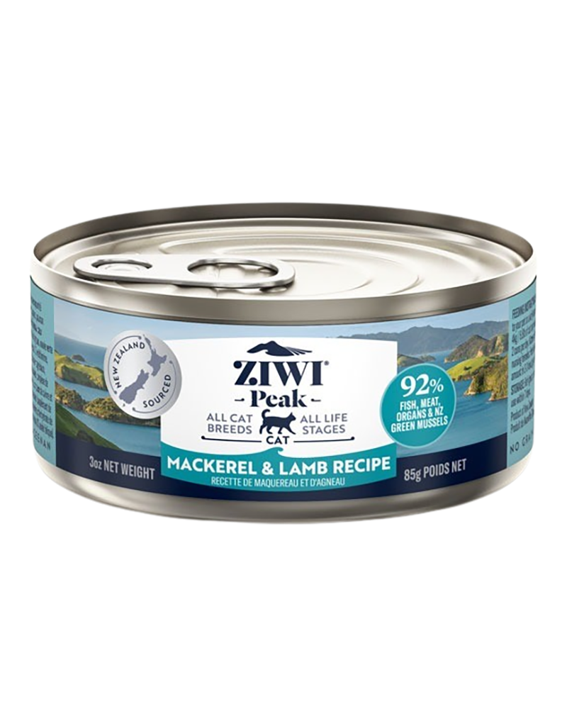 Ziwi Peak Ziwi Peak Mackerel & Lamb Recipe Canned Cat Food 3oz