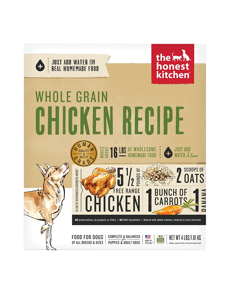 Honest Kitchen The Honest Kitchen Whole Grain Dehydrated Chicken Recipe Dog Food 4LB