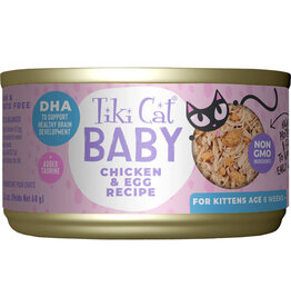 Weruva Tiki Cat Baby Chicken & Egg Canned Kitten Food 2.4oz