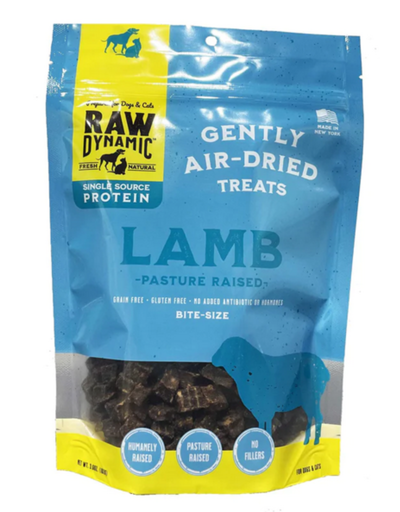 Raw Dynamic Raw Dynamic Air Dried Lamb Recipe Treats For Dogs & Cats 3.6oz