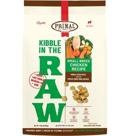 Primal Primal Kibble In The Raw Chicken Recipe Small Breed Dog Food 1.5LB