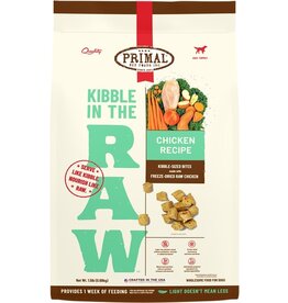 Primal Primal Kibble In The Raw Chicken Recipe Dog Food 1.5LB