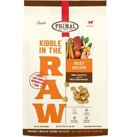 Primal Primal Kibble In The Raw Beef Recipe Dog Food 1.5LB