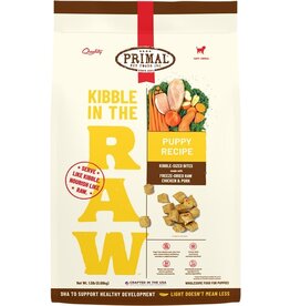 Primal Primal Kibble In The Raw Chicken & Pork Recipe Puppy Food 1.5LB