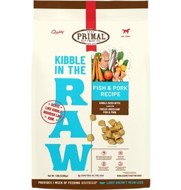 Primal Primal Kibble In The Raw Fish & Pork Recipe Dog Food 1.5LB