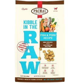 Primal Primal Kibble In The Raw Fish & Pork Dog Food 9LB