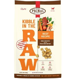 Primal Primal Kibble In The Raw Beef Recipe Dog Food 9LB