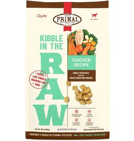 Primal Primal Kibble In The Raw Chicken Recipe Dog Food 9LB