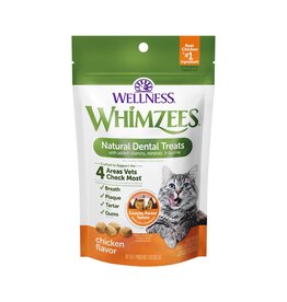 WHIMZEE Whimzees Dental Chicken Flavor Cat Treats 2oz