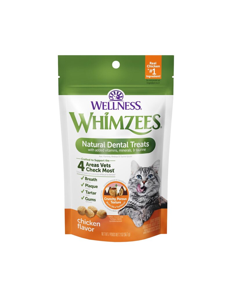 WHIMZEE Whimzees Dental Chicken Flavor Cat Treats 2oz