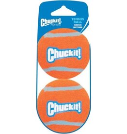 Chuckit Canine Hardware Medium Tennis Ball Shrink Sleeve 2 Pk.