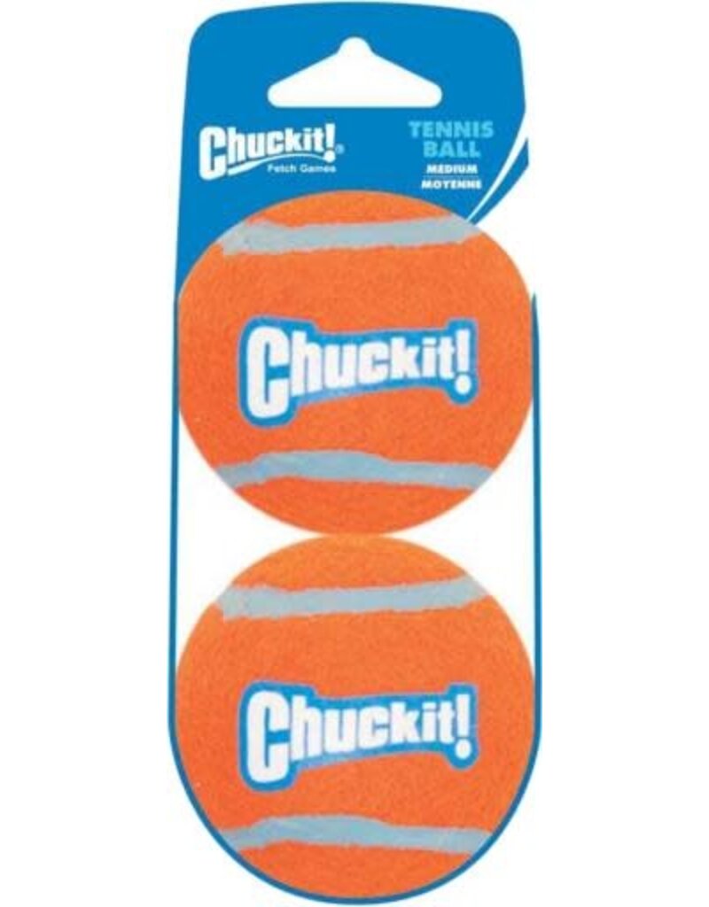 Chuckit Canine Hardware Medium Tennis Ball Shrink Sleeve 2 Pk.