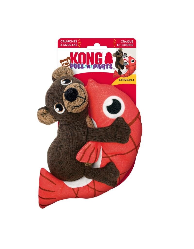 Kong Kong Pull-A-Partz Pals Bear Dog Toy Medium
