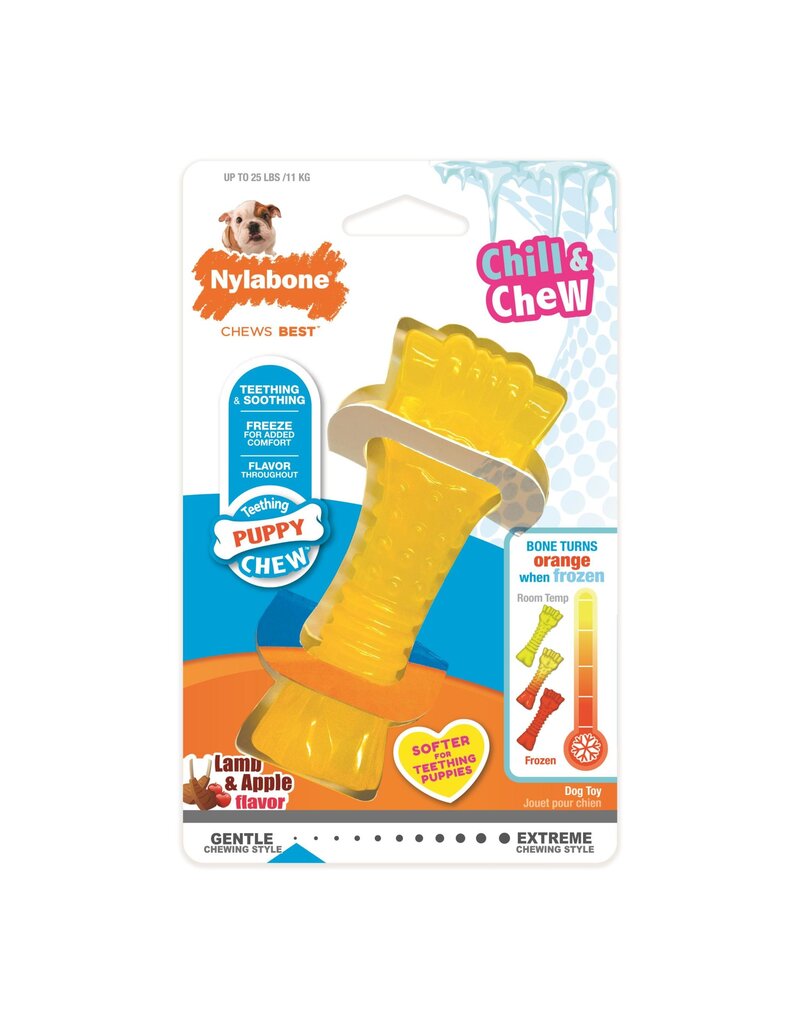 Nylabone Nylabone Puppy Chew Color Freezer Changing Mini Souper Bone