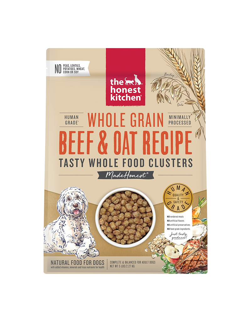 Honest Kitchen The Honest Kitchen Whole Grain Beef & Oats Whole Food Clusters Dog Food 5LB
