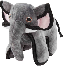Tuffy Jr Zoo Elephant, Durable, Tough, Squeaky Dog Toy