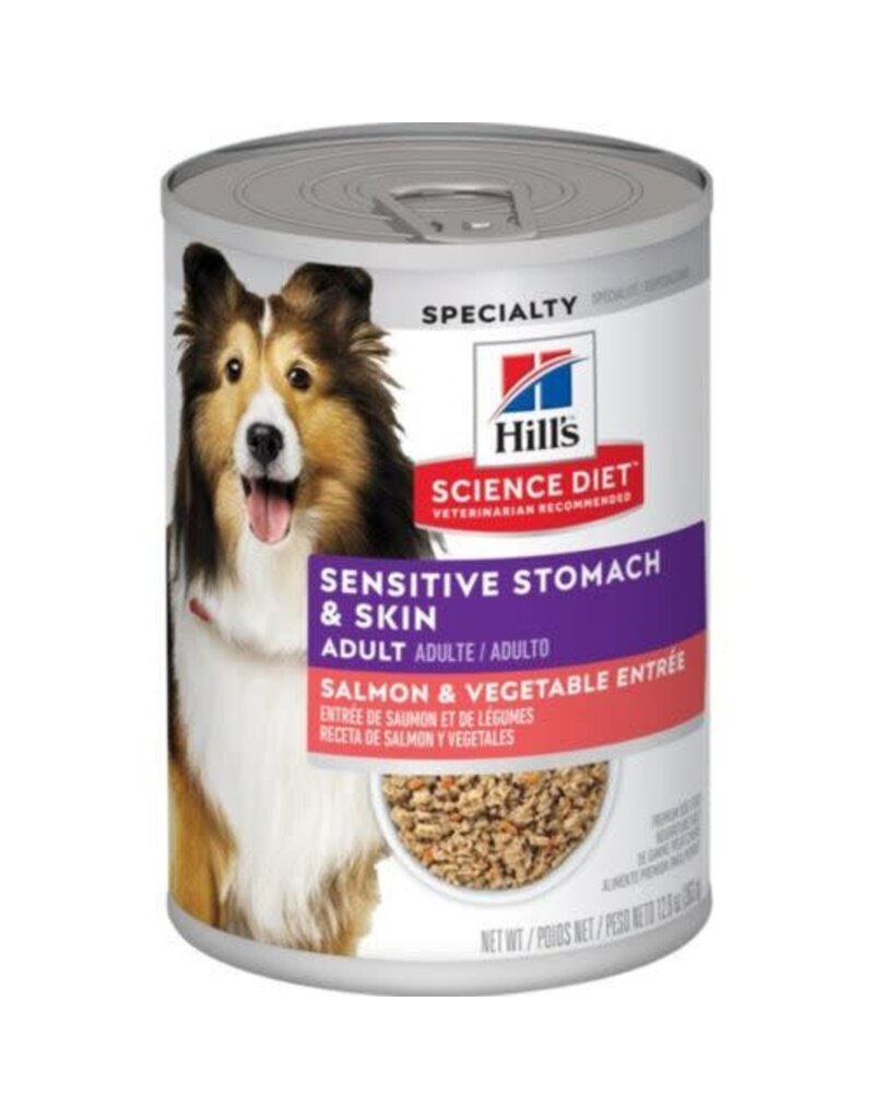 Hill's Science Hill's SD Dog Sensitive Stomach & Skin, Salmon/Vegetable 12.8oz  (3045)