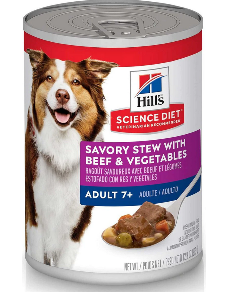 Hill's Science Hills Science Diet Savory Stew with Beef & Vegetables 7+ 12.8oz (1434)