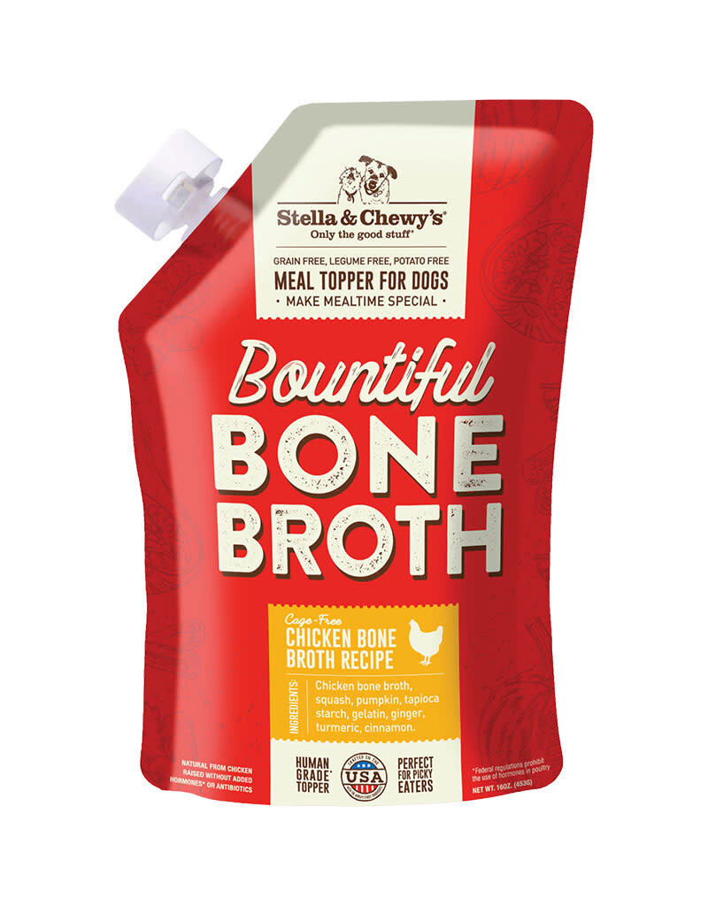 Stella & Chewy's Stella & Chewy's Bountiful Grass Fed Chicken Bone Broth For Dogs 16oz